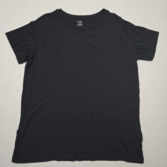 PINK Victoria's Secret Black Short Sleeve Tee - Picture 1 of 5